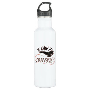 I Caw The Raven Gothic Art Horror Classic Retro 710 Ml Water Bottle