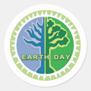 I Celebrate Earth Day Stickers