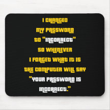 I Changed My Password