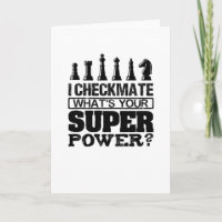 I checkmate you
