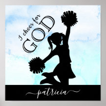 "I Cheer For God" Poster