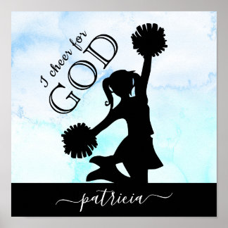 "I Cheer For God" Poster