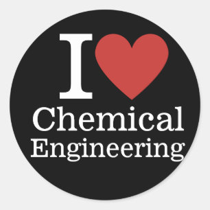 I ❤️ Chemical Engineering for Students/Faculty Classic Round Sticker