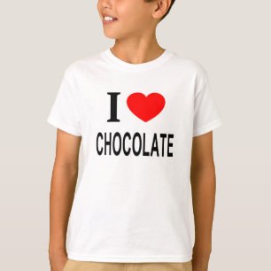 I ❤️ CHOCOLATE I LOVE CHOCOLATE I HEART CHOCOLATE T-Shirt
