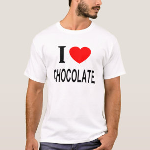 I ❤️ CHOCOLATE I LOVE CHOCOLATE I HEART CHOCOLATE T-Shirt