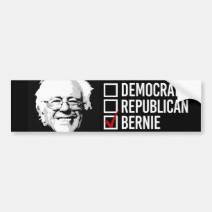 I Choose Bernie -- Bernie Sanders - .png Bumper Sticker