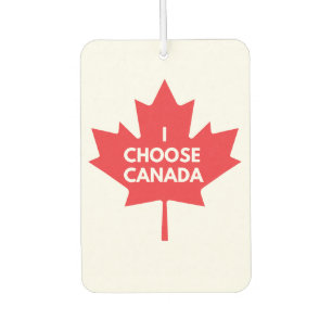 I Choose Canada Air Freshener