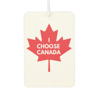 I Choose Canada Air Freshener