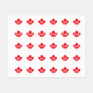 I Choose Canada Clothing Labels
