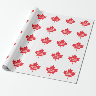 I Choose Canada Wrapping Paper
