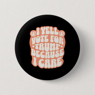 I Choose The Felon Funny Trump Patriot Republican 6 Cm Round Badge