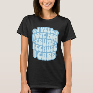 I Choose The Felon Funny Trump Patriot Republican  T-Shirt