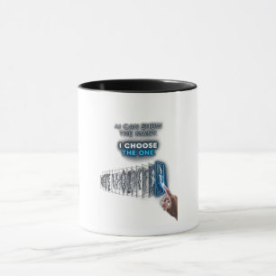 I Choose the One — Human Judgment in an AI World Mug