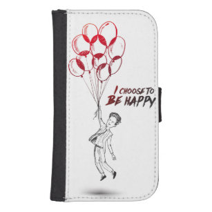 I Choose to be Happy Samsung S4 Wallet Case