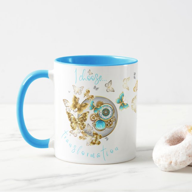 I Choose - Transformation Coffee Cup (With Donut)