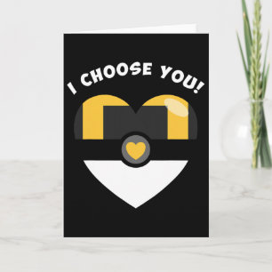 I Choose You Valentine's Video Game Parody  Card
