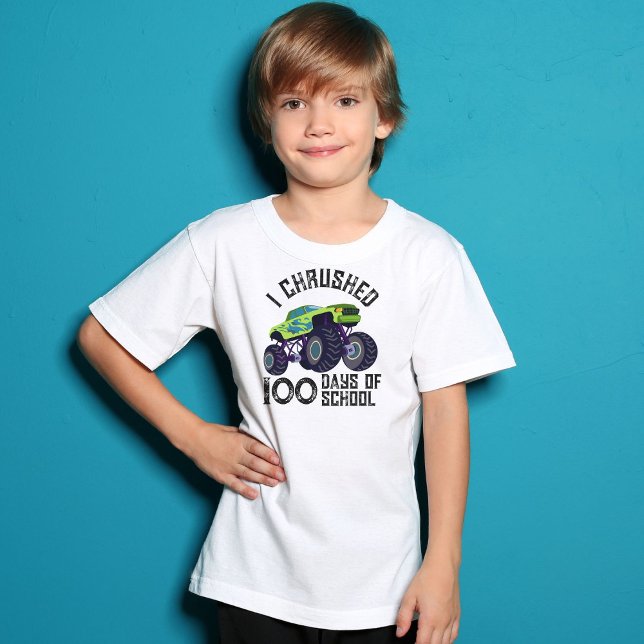 I chrused 100 days of school green monster truck  T-Shirt (Creator Uploaded)