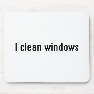 I clean windows mouse pad