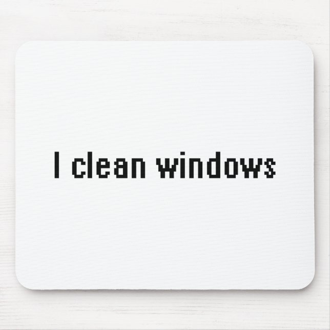 I clean windows mouse pad (Front)