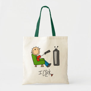 I Click T-shirts and Gifts Tote Bag