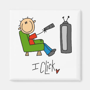 I Click TV Addict Magnet
