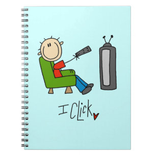 I Click TV Addict Notebook