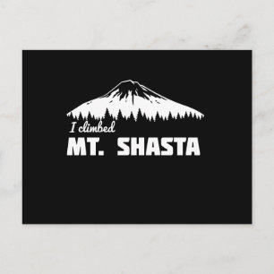 I Climbed Mt. Shasta Postcard