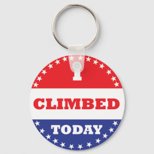 I Climbed Today Key Ring