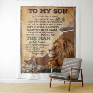 I Closed My Eyes For But A Moment - Dad To Son Tapestry