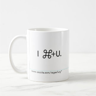 I Cmd+U. Coffee Mug
