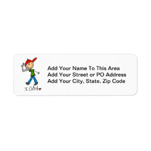 I Coach Return Address Label