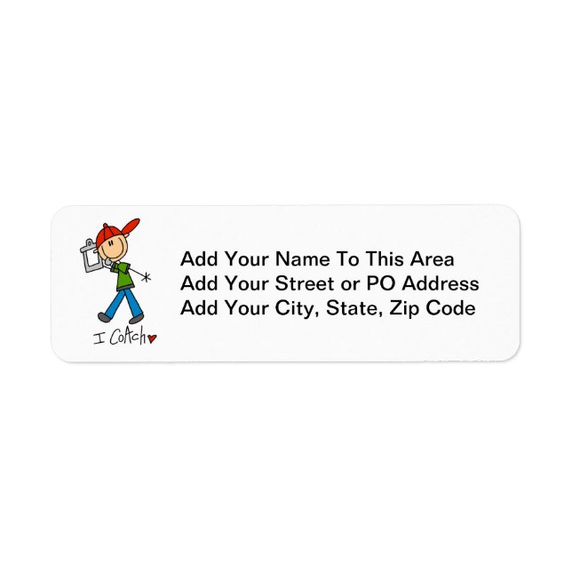 I Coach Return Address Label (Front)