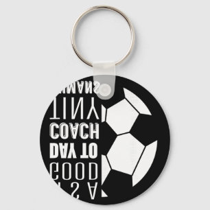 I Coach Tiny Humans Funny Soccer Coach Trainer Out Key Ring