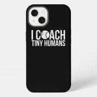 I Coach Tiny Humans Kids Baseball Coach Coaching