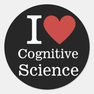 I ❤️ Cognitive Science for Students/Faculty CUSTOM Classic Round Sticker