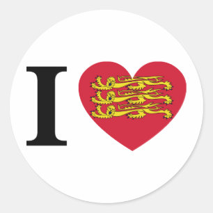 I Coil Normandy Classic Round Sticker
