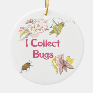 I Collect Bugs Ceramic Tree Decoration