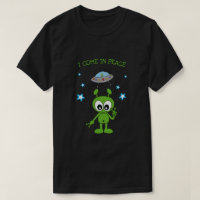 I Come In Peace Alien Spaceship Men's