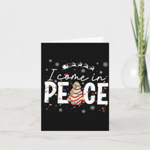 I Come In Peace Couple Matching Ugly Christmas Swe Card