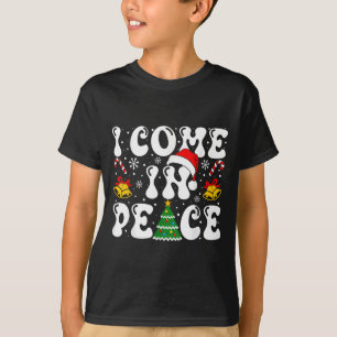 I Come In Peace Funny Couple Ugly Christmas Shirt 