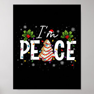 I Come In Peace I'm Peace Couple Ugly Christmas Sw Poster