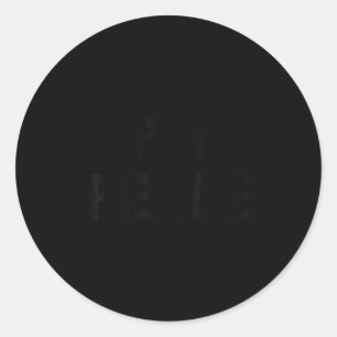 I Come In Peace - I'm Peace Funny Couple Tee Wife  Classic Round Sticker