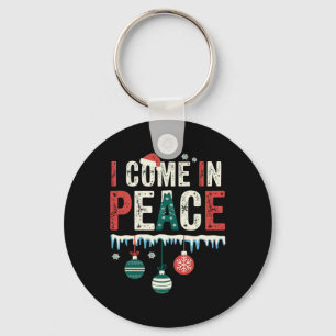I Come In Peace I'm Peace Funny Matching Couple Ch Key Ring