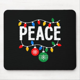 I Come In Peace Matching Family Christmas Couple  Mouse Pad