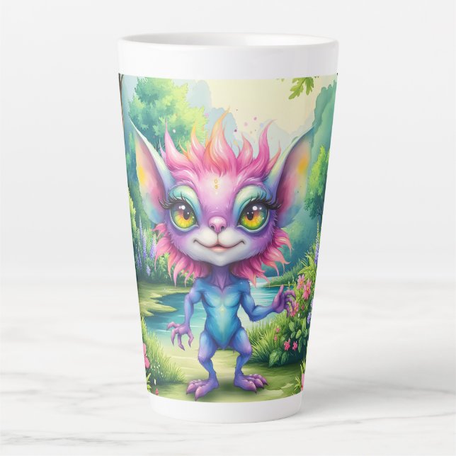 I Come in Peace… Probably.  Latte Mug (Front)