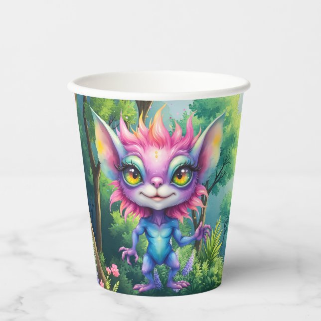 I Come in Peace… Probably.  Paper Cups (Front)