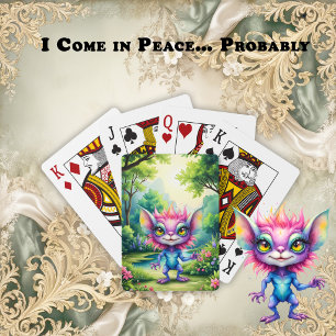 I Come in Peace… Probably. Playing Cards
