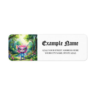I Come in Peace… Probably.  Return Address Label