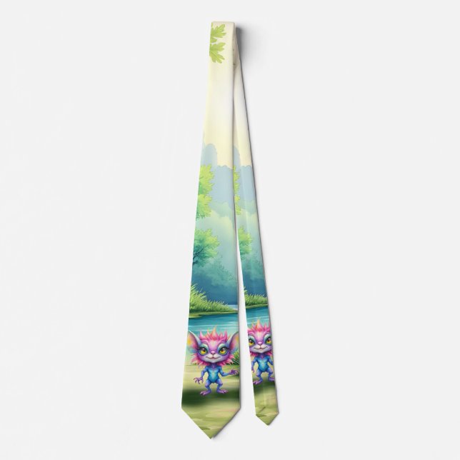 I Come in Peace… Probably.  Tie (Front)