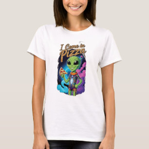 “I Come in Pizza” instead of “Peace T-Shirt